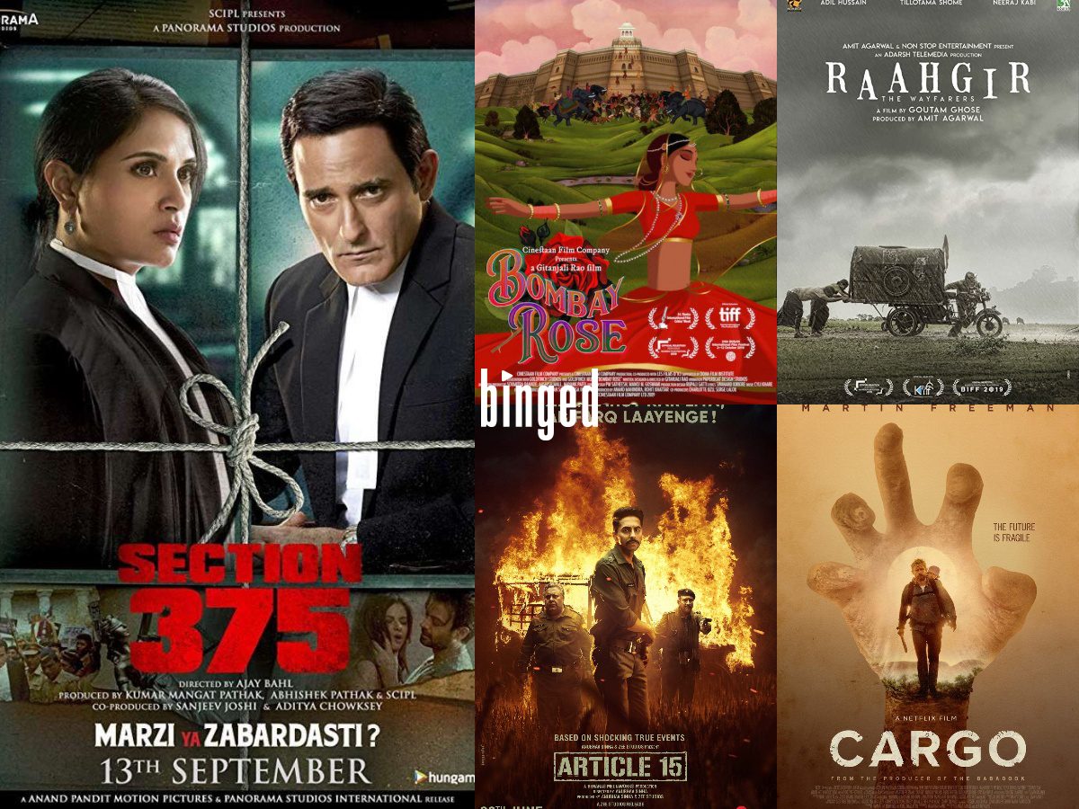 Indian OTT Films-Shanghai Film Festival -Section 375, Article 15, Raahgir, Bombay Rose, Pareeksha- The Final Test-Cargo
