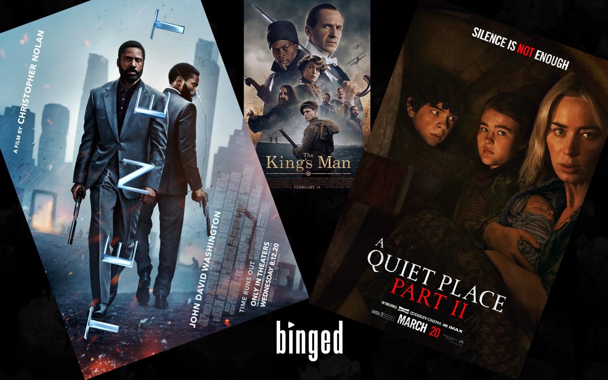 Tenet The Kings Man A Quiet Place Black Widow