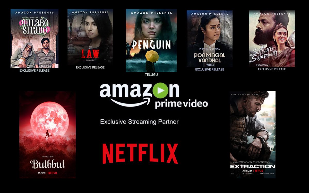 direct ott releases Amazon prime video Netflix India