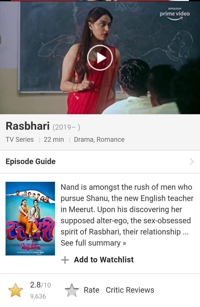 Gunjan Saxena - Rasbhari-IMDB