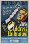 Address Unknown Movie Streaming Online