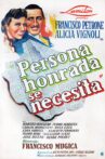Persona honrada se necesita Movie Streaming Online