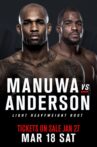 UFC Fight Night 107: Manuwa vs. Anderson Movie Streaming Online