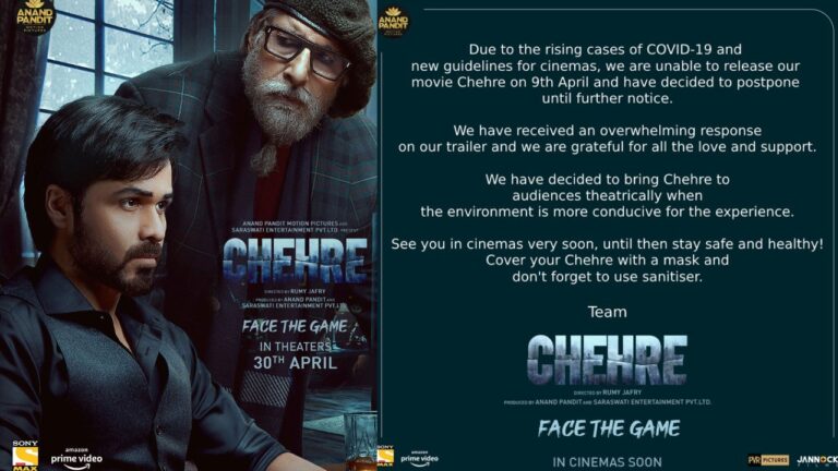 Next On The List Of Postponements- Chehre, Delayed Indefinitely!