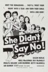 She Didn't Say No! Movie Streaming Online