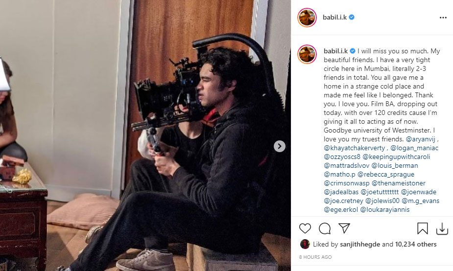 Irrfan Khan -Son- Babil