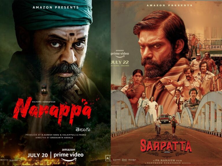 Amazon Prime Video Continues South-Indian Hot Streak With ‘Narappa’ & ‘Sarpatta Parambarai’!