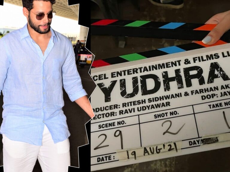 ‘Gully Boy’ Actor Siddhant Chaturvedi Begins Filming for ‘Yudhra’