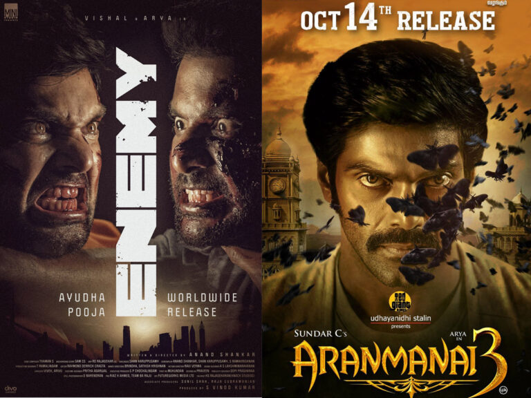 After Sethupathi Self Clash, Arya Next: ‘Enemy’ Vs ‘Aranmanai 3’