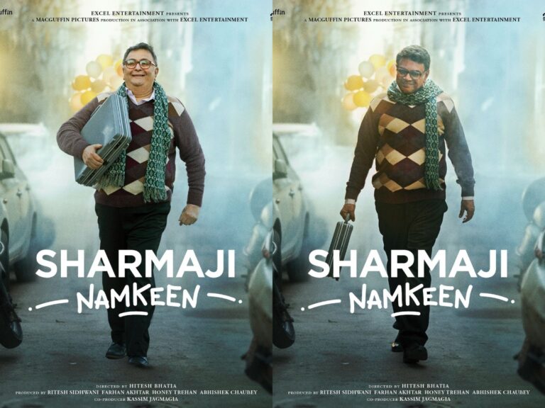 First Look of Rishi Kapoor’s Last ‘Sharmaji Namkeen’