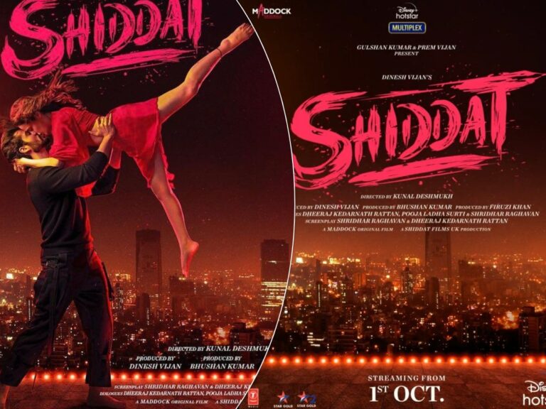 LATEST! Dinesh Vijan’s ‘Shiddat’ Lands At Disney+ Hotstar