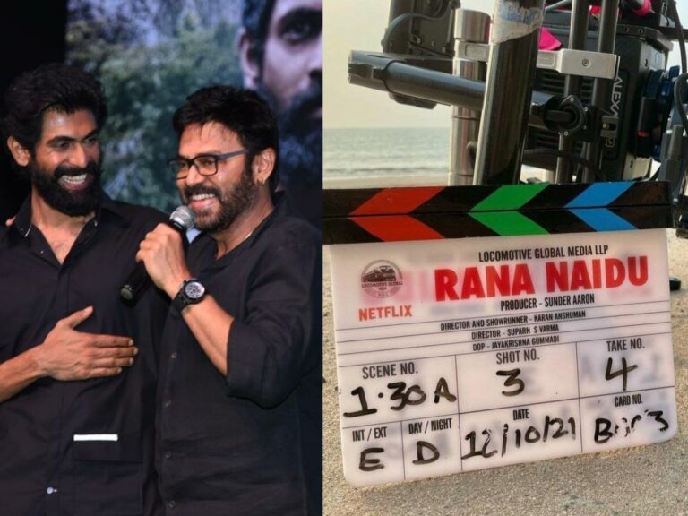 Rana And Venkatesh’s Netflix Web Series Rana Naidu Commences Shoot