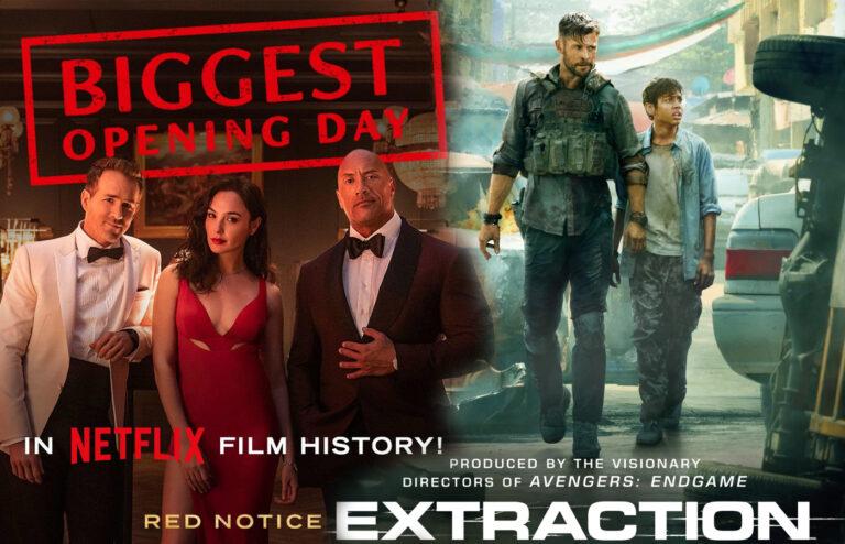 Red Notice Receives Biggest Opening on Netflix: Beats Extraction