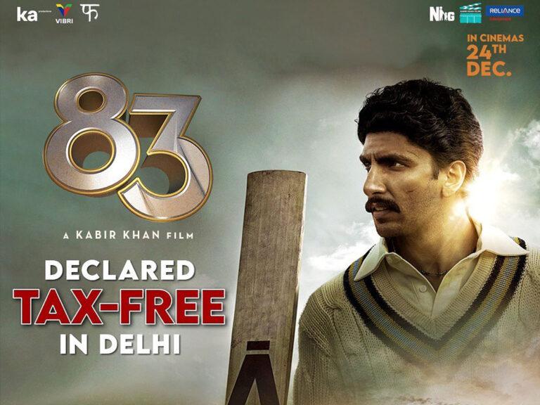 ’83’ Declared Tax-Free In Delhi, Will Other States Follow Suit?