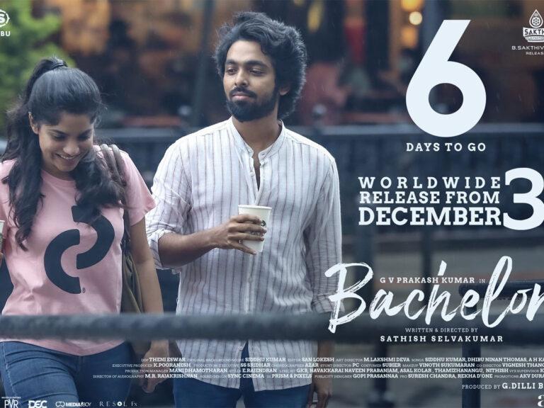 GV Prakash’s Bachelor Coming Soon On SonyLIV