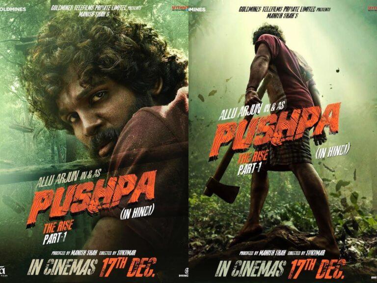 Allu Arjun’s Pushpa To Release in Hindi on Dec 17, New Posters Here