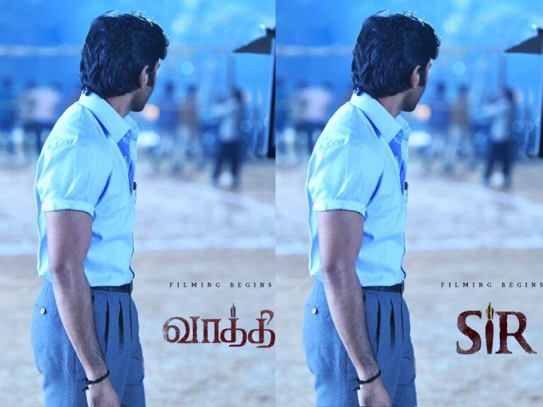 Filming Begins For Dhanush’s Sir! Makers Release The Poster