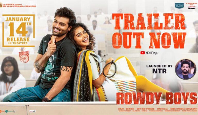 Jr NTR Launches Rowdy Boys Trailer, Stars Ashish and Anupama