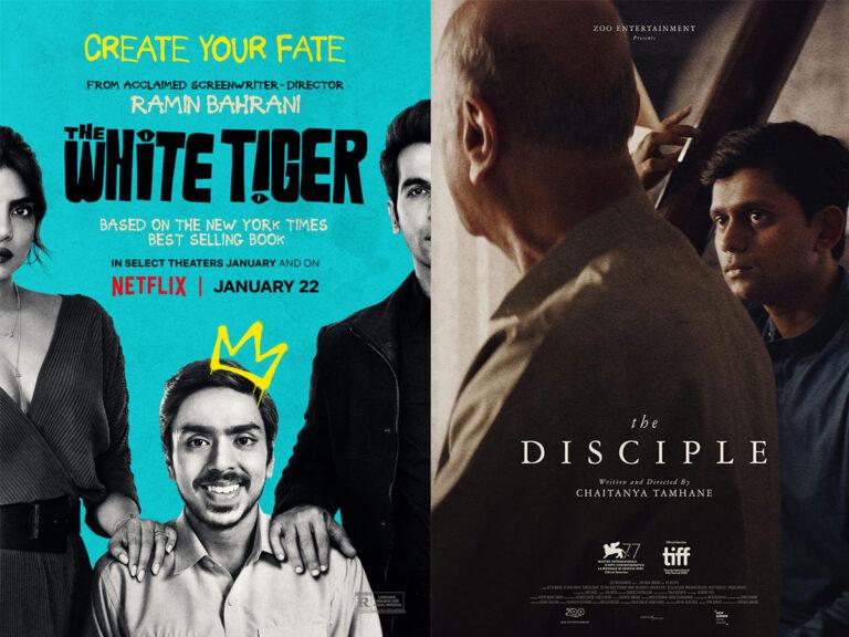 The White Tiger & The Disciple in Rotten Tomatoes Best OTT Films List
