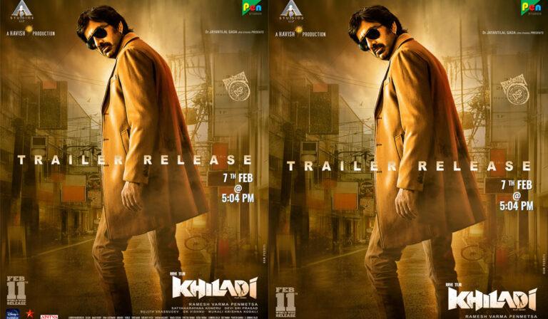 Ravi Teja’s Khiladi Trailer Will Drop On This Day