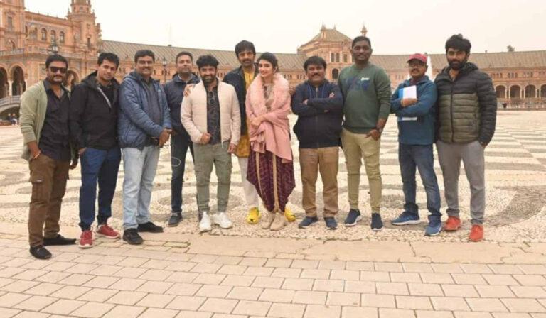 Ravi Teja’s Dhamaka New Filming Schedule Begins in Spain