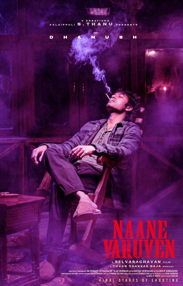 Dhanush Is Looking Fierce on “Naane Varuven” New Poster!