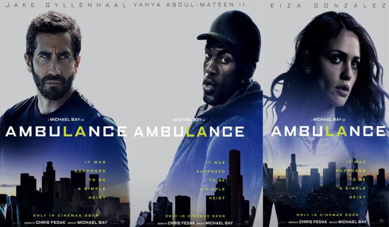 Michael Bay’s “Ambulance” Drops New Character Posters!