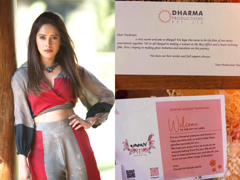 Nushrratt Bharuccha Starts Shooting For Selfiee With Akshay Kumar in Bhopal