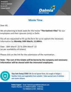 The-Kashmir-Files Movie Time
