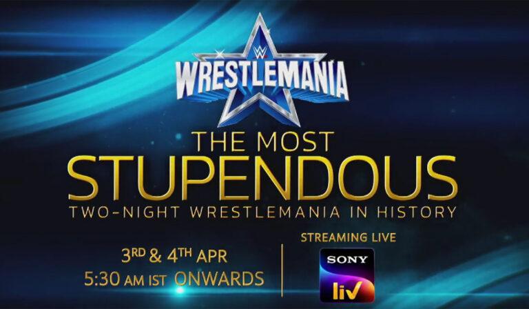 WWE to Heats up on Sonyliv; Announces Two Day Mega Live Event.