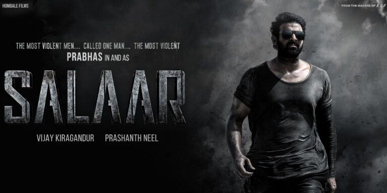 Salaar Poster Teases Prabhas Kicking Some High Octane Action