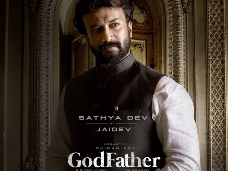 Satya Dev’s Sharp First Look From ‘Godfather’ Is Here!