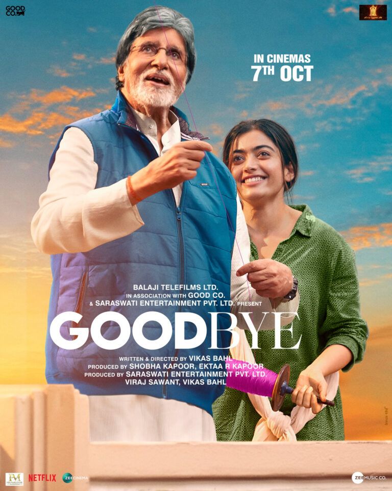 Amitabh Bachchan, Rashmika Mandanna’s ’GoodBye’ 1st Look Is Here!