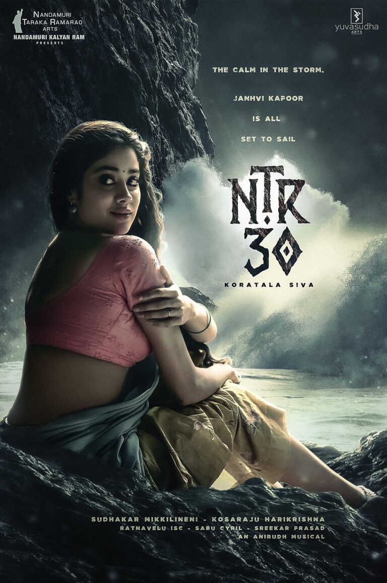 Janhvi Kapoor On Board NTR 30 With NTR Jr; Cool First Look Out!