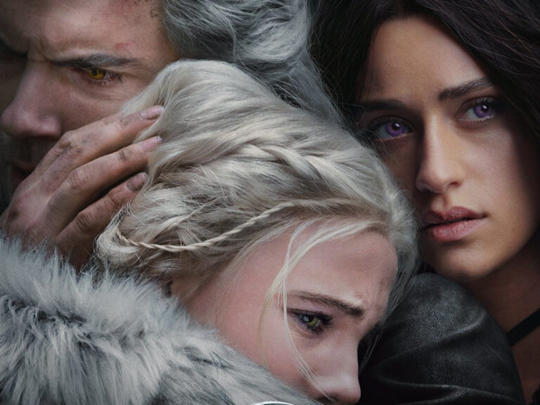 1st Poster For Witcher S3 Has Geralt, Ciri & Yennefer Holding Tight!