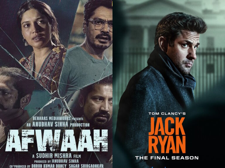 Top OTT Titles Streaming Today: Afwaah, Jack Ryan S4 & More