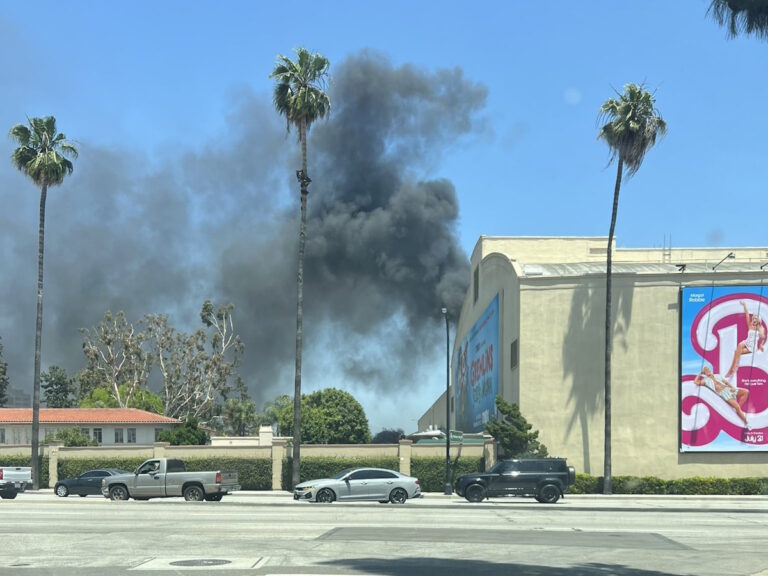 Fire Broke At Barbie Lot; People Call It Oppenheimer Promotion