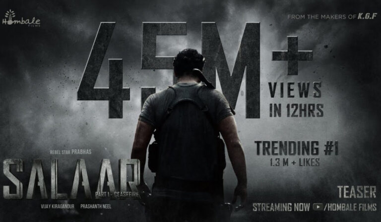 Salaar Teaser Hits Record High Views Despite Angry Fans