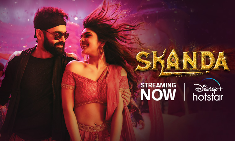 “SKANDA” Streaming NOW on Disney+ Hotstar