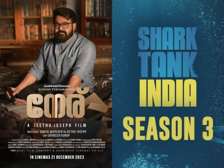 Indian OTT Titles Streaming This Week: Neru, Shark Tank India S3 Etc