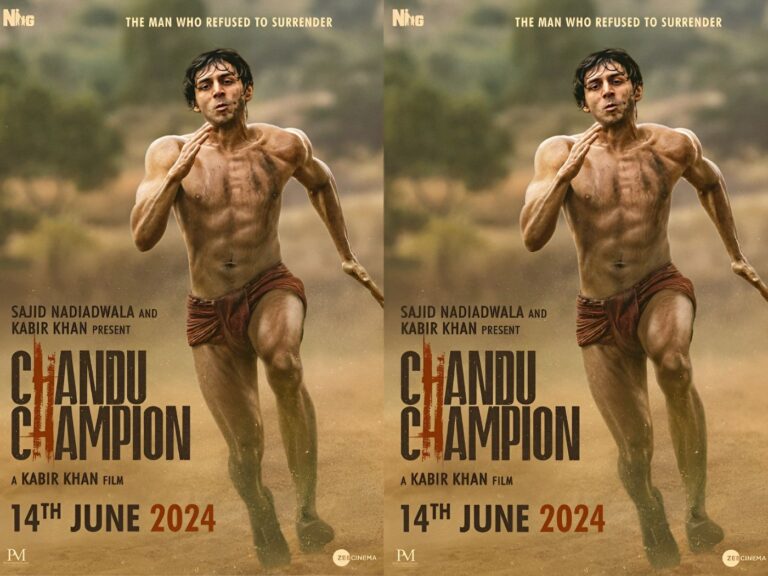 Kartik Aaryan’s All Chiseled In ‘Chandu Champion’ First Poster