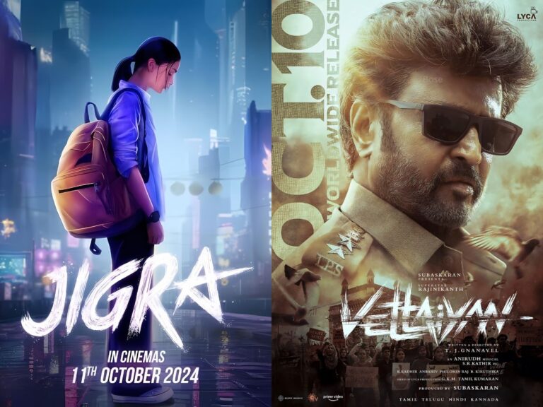 Dusshera 2024 prepares a Four-Way clash including Alia Bhatt and Rajnikanth