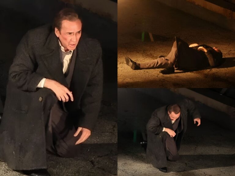 First Look At Nicolas Cage In Prime Video’s ‘Spider-Noir’ Series Set Photos