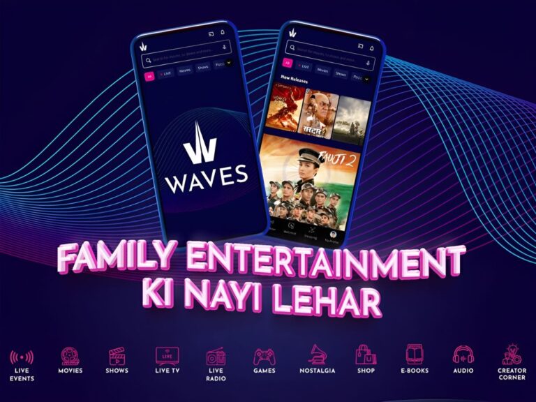 Finally, Prasar Bharati Launches “Waves” As Its OTT Platform