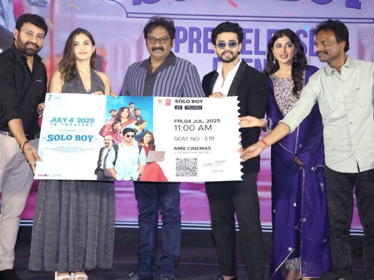 Grand Pre-Release Event of “Solo Boy” Held with Sensational Director VV Vinayak as Chief Guest