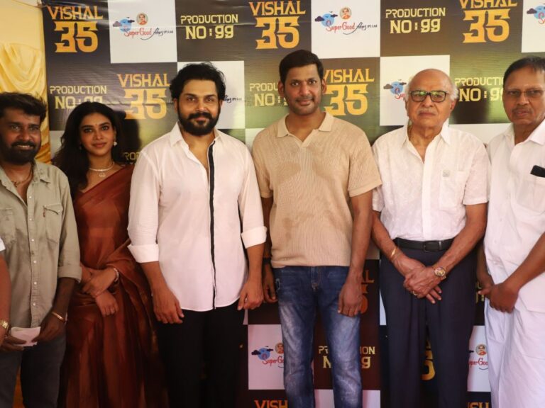 Vishal-35 Movie Launched with Grand Ceremony, Produced by Super Good Films