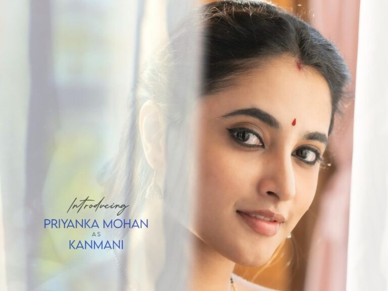 Priyanka Arul Mohan’s – First looks two posters as ‘Kanmani’ from OG Unveiled