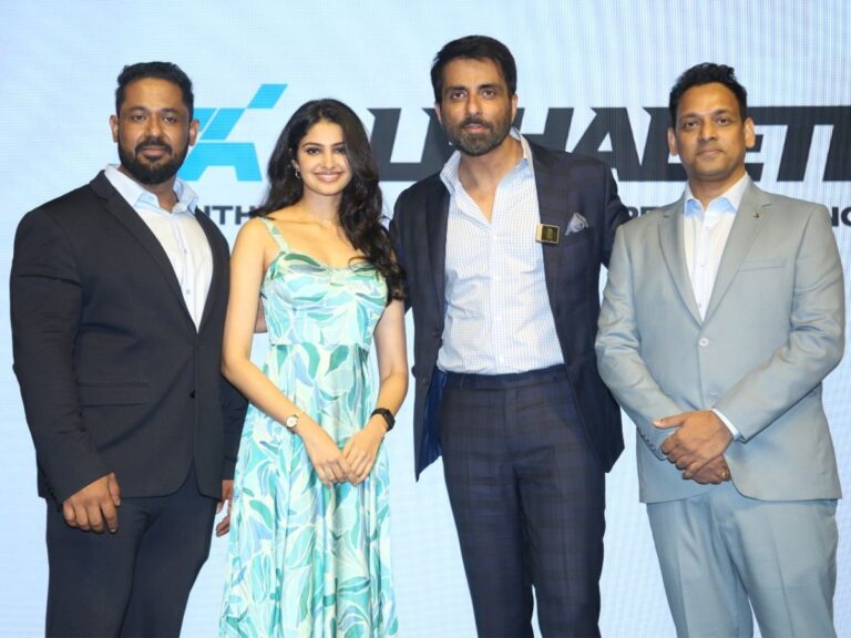 Miss India Manasa Varanasi joins Sonu Sood at the vibrant ‘Alphalete’ launch event